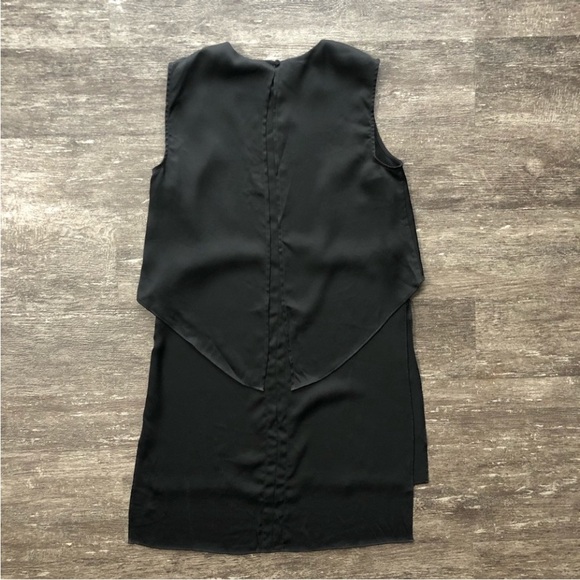 BCBGMaxAzaria black silky Tunic, EUC - Picture 4 of 7